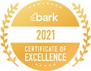 Bark.com Certificate of Excellence 2021