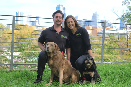 Anthony Buonopane and Jessica Johnston_Bark Busters Dog Trainers in Austin West