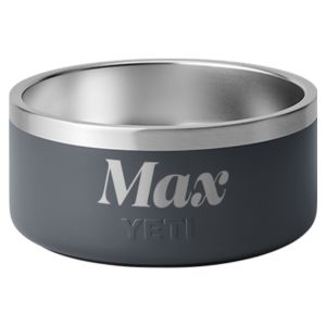 Personalized Yeti Dog Bowl
