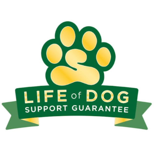 Life of Dog Support Guarantee Logo