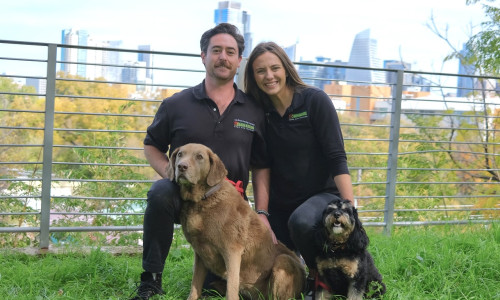 Anthony Buonopane and Jessica Johnston_Bark Busters Dog Trainers in Austin West