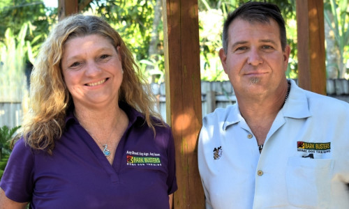 Pam and Zeke Twardzik Bark Busters Trainers in Space Coast
