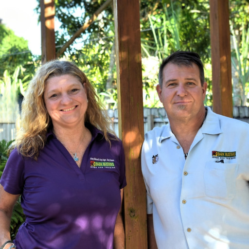 Pam and Zeke Twardzik Bark Busters Trainers in Space Coast