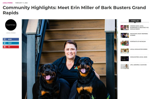 Voyage Michigan features Bark Busters Grand Rapids trainer Erin Miller